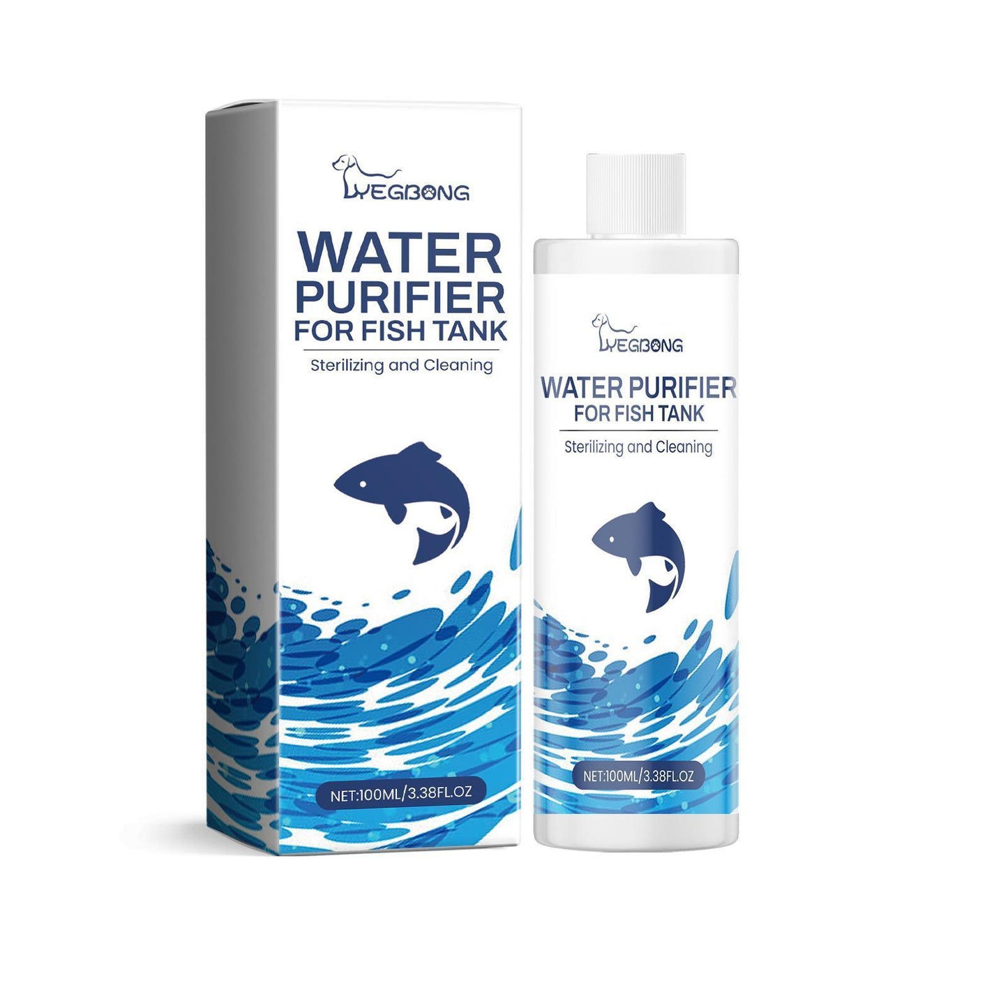 Yebang Fish Tank Water Clarifier Aquarium Water Clarifier Household Fish Tank Decontamination Cleaner