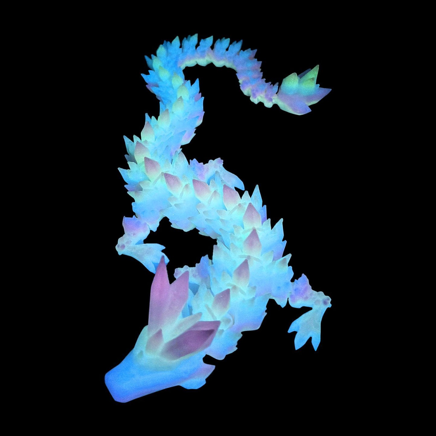 Diamond Pattern Dragon Realistic Brick Texture Cute And Easy To Store Home Decoration Collection Ornaments Suitable For Dinosaur Lovers