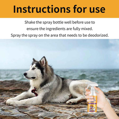 🐾 YEBANG™ Pet Fabric Deodorizer Spray  Eliminate Pet Odors Instantly. Love Your Home Again.