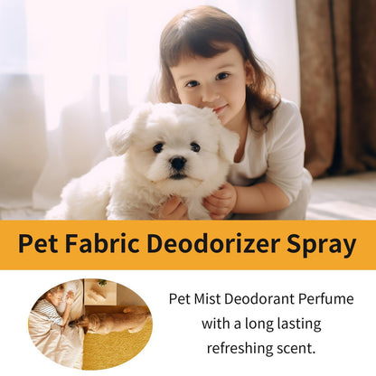 🐾 YEBANG™ Pet Fabric Deodorizer Spray  Eliminate Pet Odors Instantly. Love Your Home Again.
