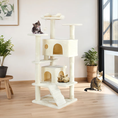 Multi Functional Cat Treehouse Cat Climbing Frame